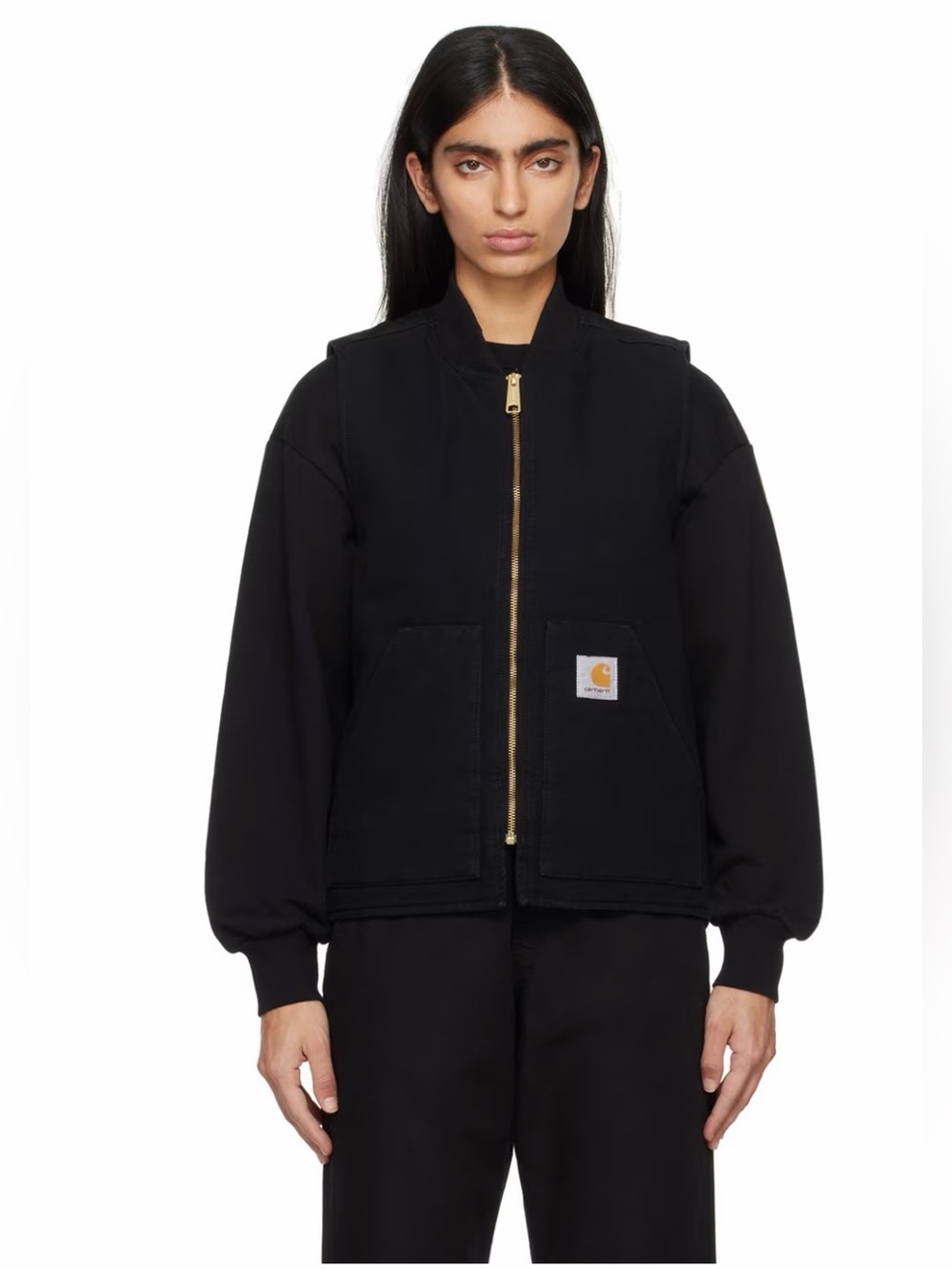 Carhartt Work In Progress Black Insulated Vest Size XS